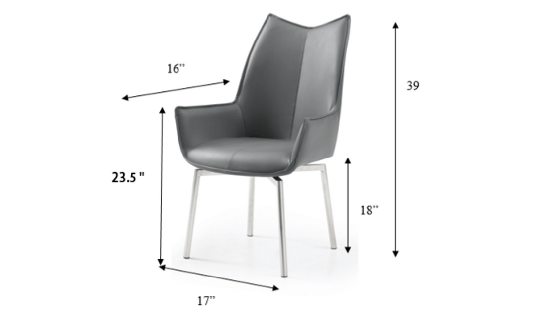 ESF Furniture Luke Modern Swivel Dining Chair