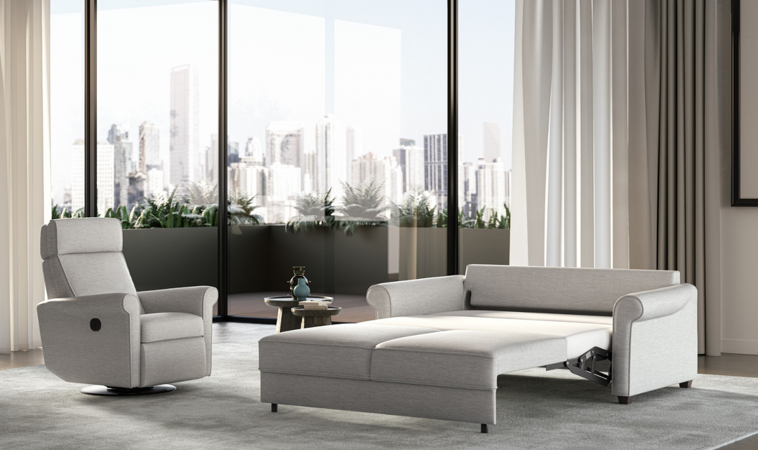 Luonto Charleston Sofa Sleeper with Level Function-Jennifer Furniture