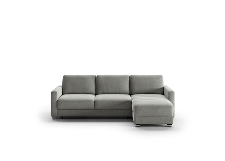 Luonto Hampton L-Shaped Fabric Sectional Sofa Sleeper with Reversible Chaise