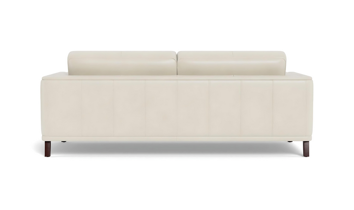 Lyon 2-Seater Leather Sofa In White-Jennifer Furniture