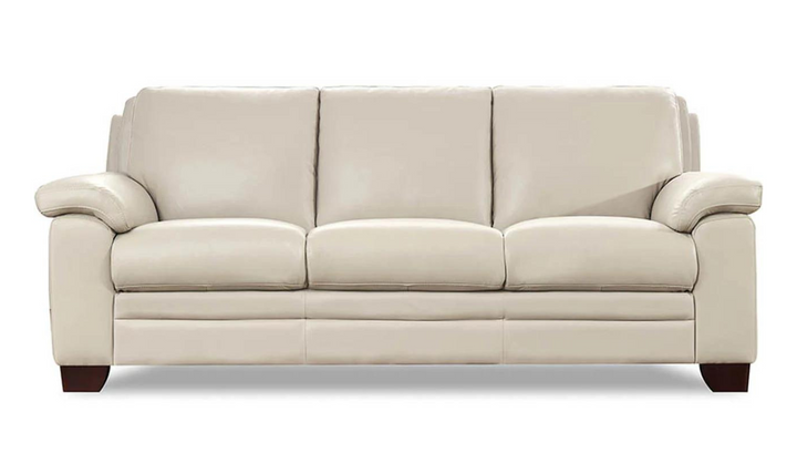 Magnum 3-Seater Leather Sofa With Wooden Legs-Jennifer Furniture