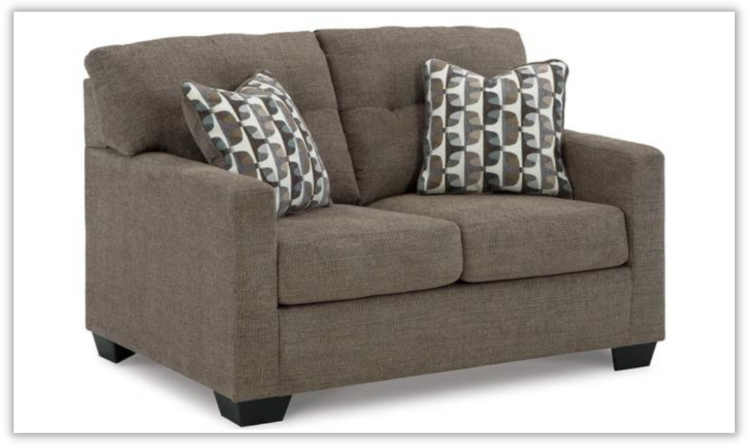 Mahoney Fabric Upholstered Loveseat