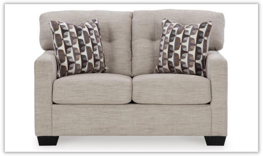 Mahoney Fabric Upholstered Loveseat