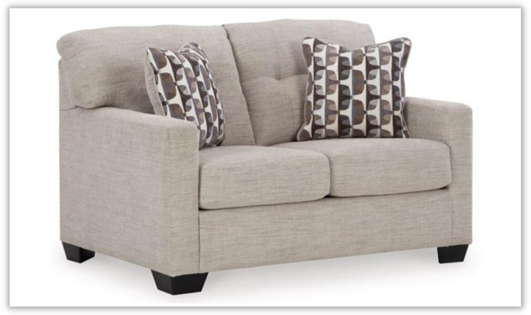 Mahoney Fabric Upholstered Loveseat