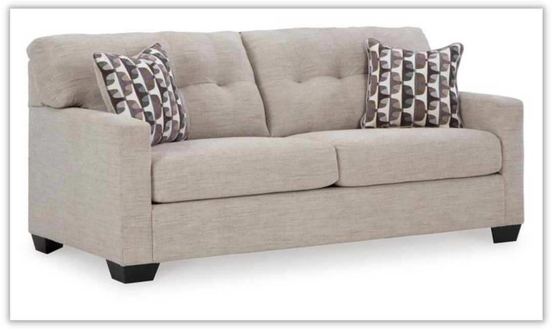 Mahoney Fabric 2-seater Sofa with Removable Cushions