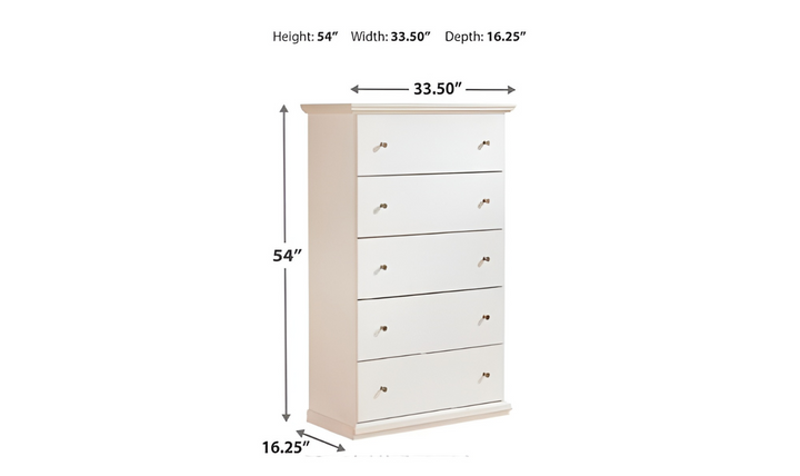 Maribel Chest of Drawers-Jennifer Furniture