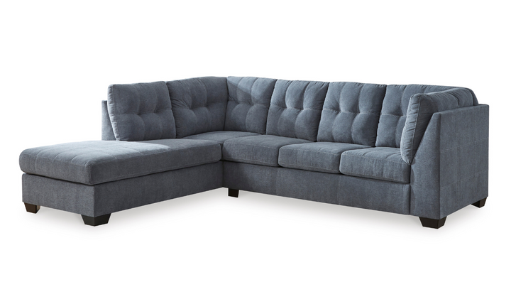 Modern Heritage Marleton 2-Piece Fabric Full Sleeper Sectional with Chaise