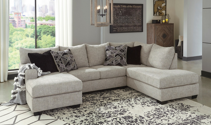 Megginson U-shaped Fabric Sectional with Chaise