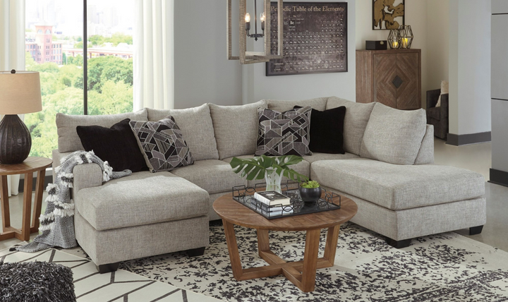 Megginson U-shaped Fabric Sectional with Chaise