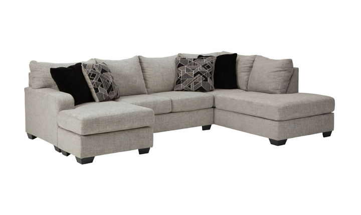 Megginson U-shaped Fabric Sectional with Chaise