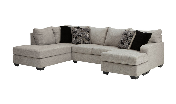 Megginson U-shaped Fabric Sectional with Chaise