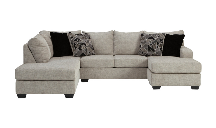 Megginson U-shaped Fabric Sectional with Chaise