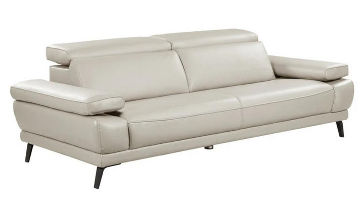 Mercer Leather Loveseat With Motion Headrest