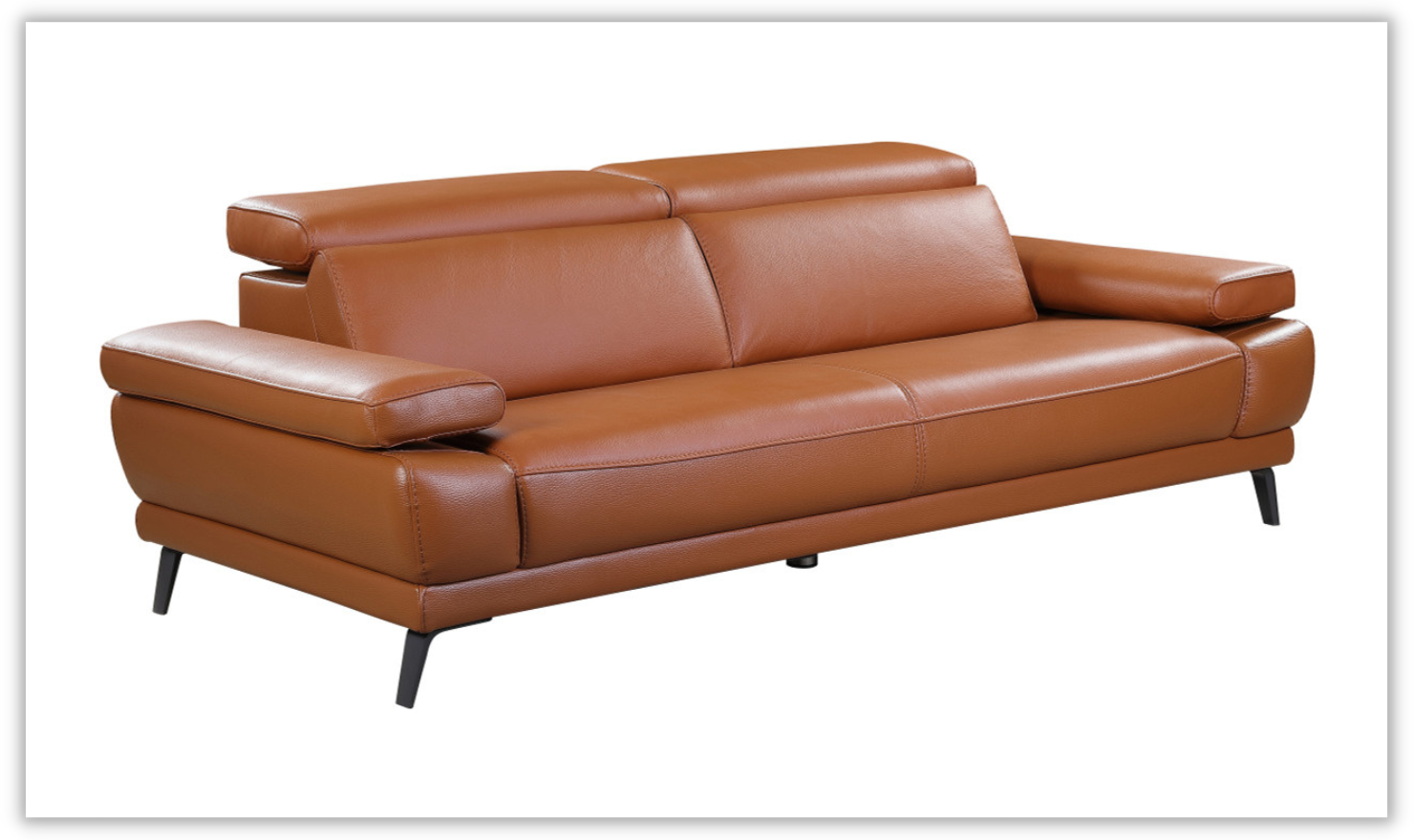 Mercer Leather Living Room Set with Motion Headrest