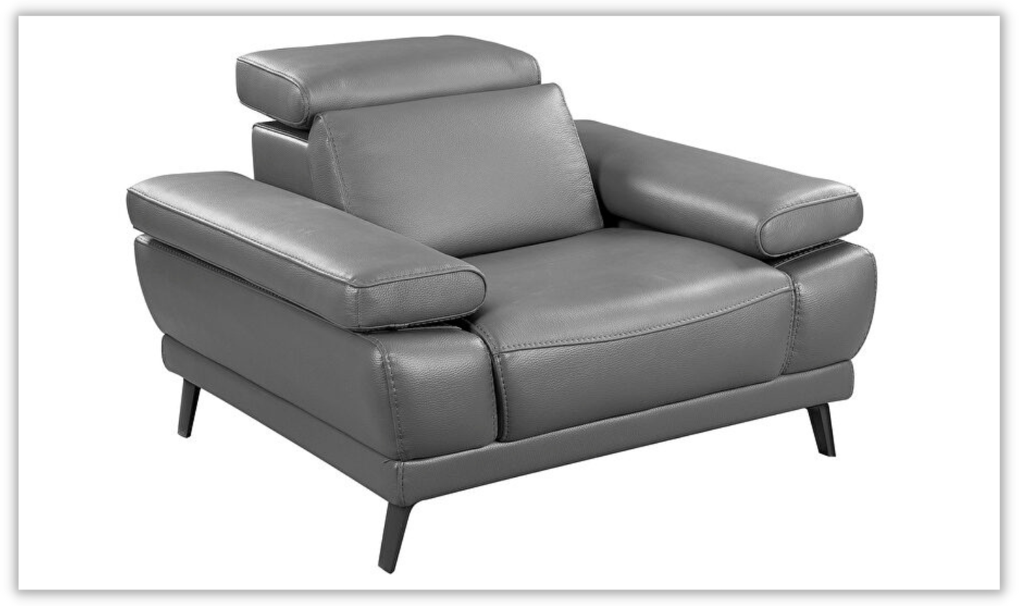 Mercer Leather Living Room Set with Motion Headrest