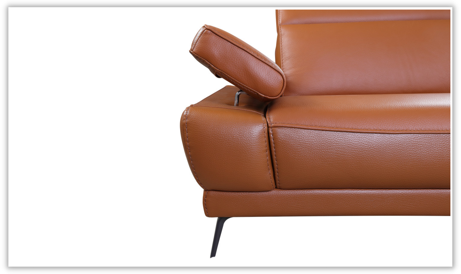 Mercer Leather Living Room Set with Motion Headrest