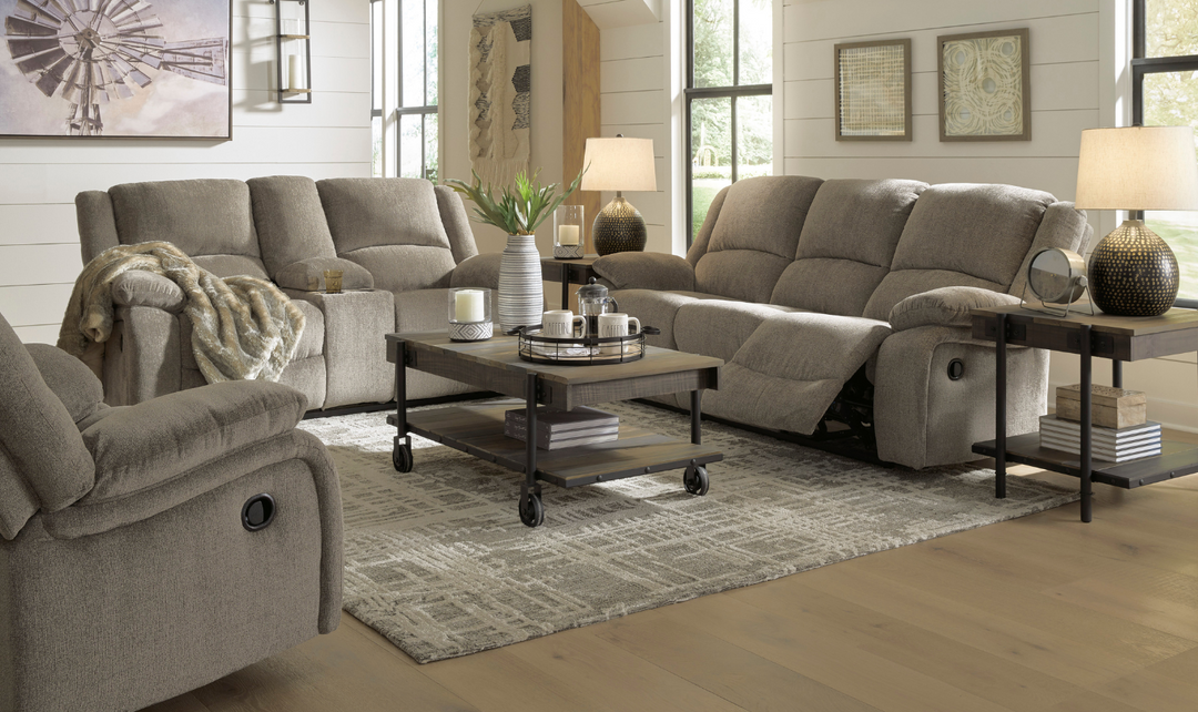 Ashley  Draycoll Manual Reclining Living Room Set