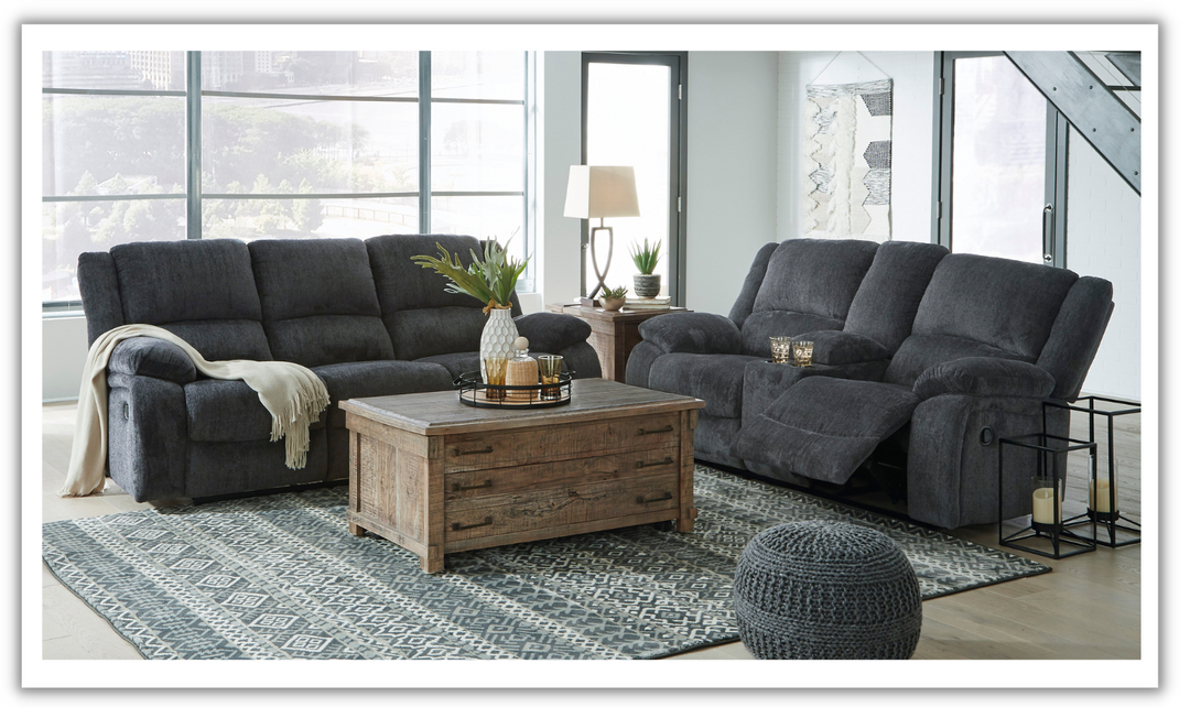 Ashley  Draycoll Manual Reclining Living Room Set