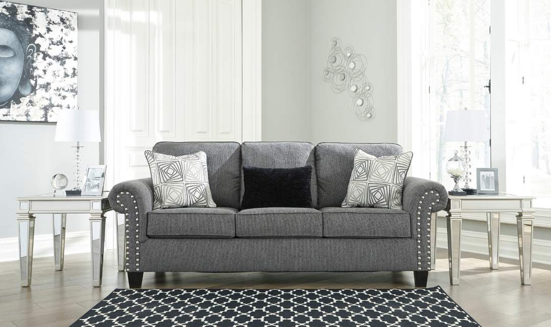 Ashley  Agleno Charcoal Fabric Living Room Set