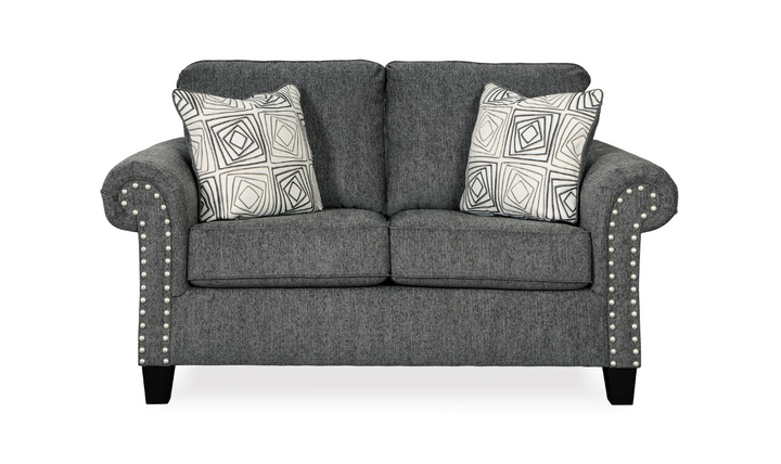 Ashley  Agleno Charcoal Fabric Living Room Set