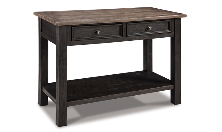 Ashley  Tyler Creek 2-Drawer Accent Table in Brown