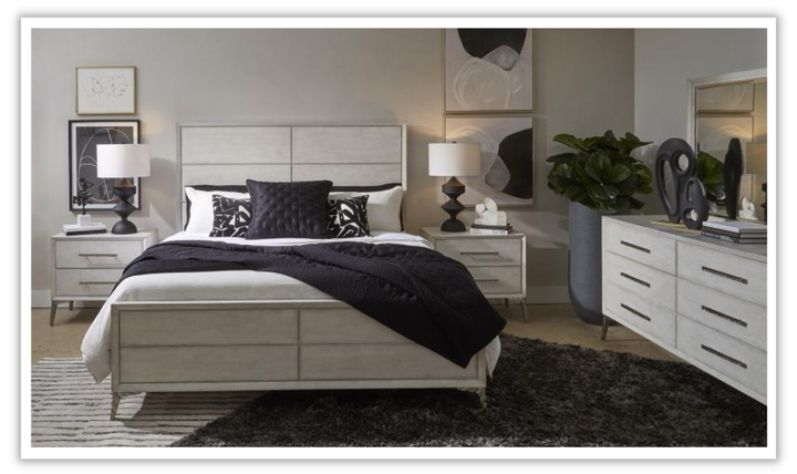 Magnussen Naples White Rectangular Bedroom Set