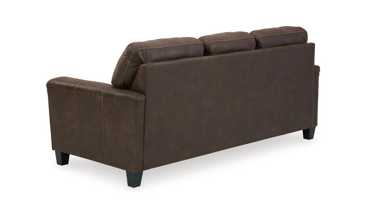 Modern Heritage Navi 3-Seater Queen Leather Sofa Sleeper