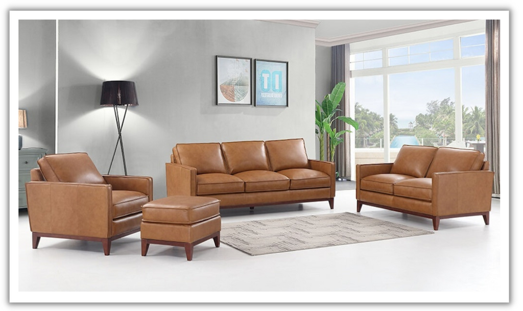 Leather sofa with removable seat cushions best sale