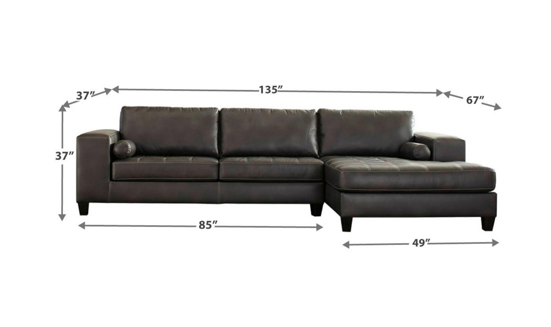 Nokomis 2-Piece Sectional with Chaise