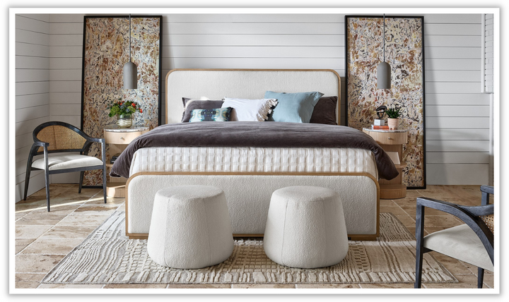 Universal Nomad Upholstered Panel Bed