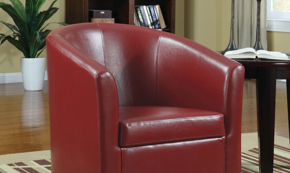 PASSOV SWIVEL CHAIR  (RED) Jennifer furniture