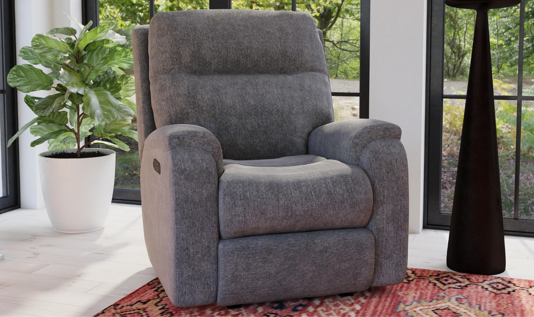 Penn Power Rocking Recliner Chair with Headrest & Footrest-jenniferfurniture