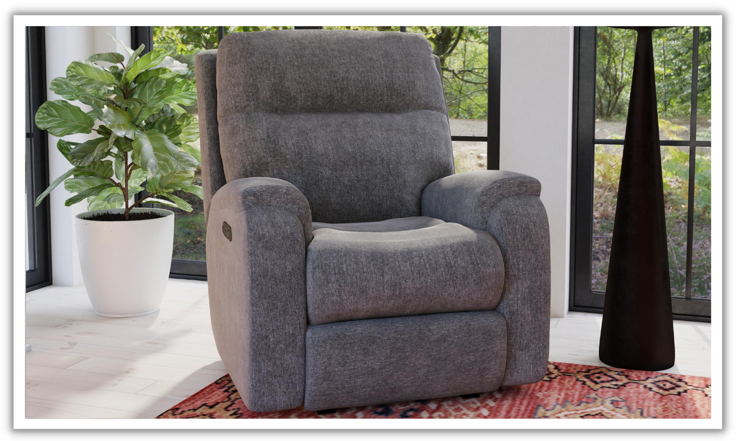 Penn Power Rocking Recliner Chair with Headrest & Footrest-jenniferfurniture