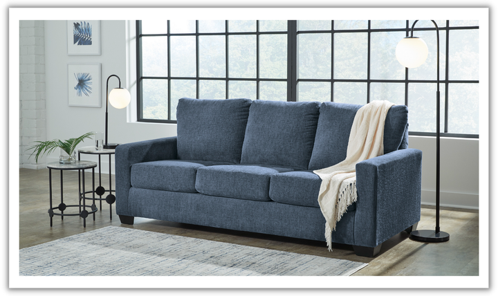 Rannis Fabric Sofa Sleeper with Memory Foam Mattress-Jennifer Furniture