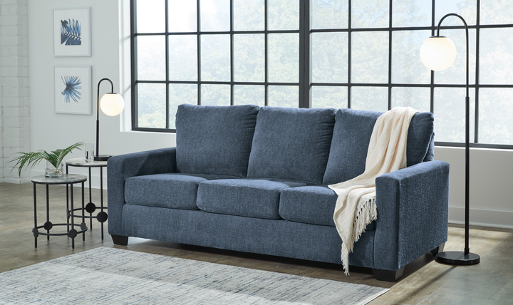 Rannis Fabric Sofa Sleeper with Memory Foam Mattress-Jennifer Furniture