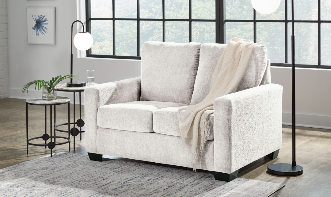 Rannis Fabric Sofa Sleeper with Memory Foam Mattress-Jennifer Furniture