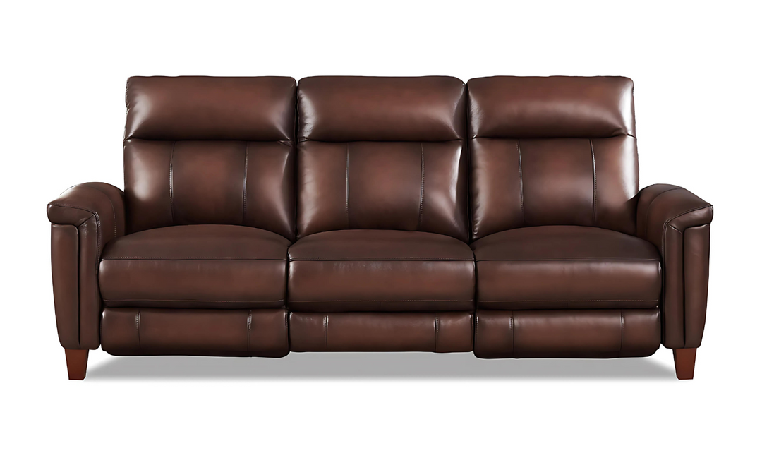 Sherwood 3-Seater Power Headrest Top Grain Leather Zero Gravity Reclining Sofa