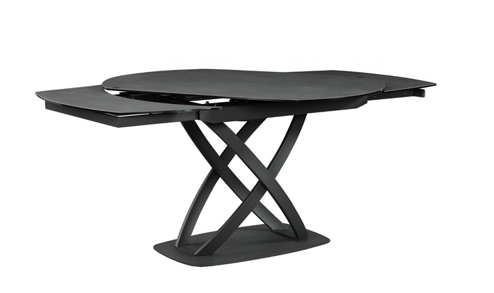 Soho Expandable Dining Table In Black- Jennifer Furniture