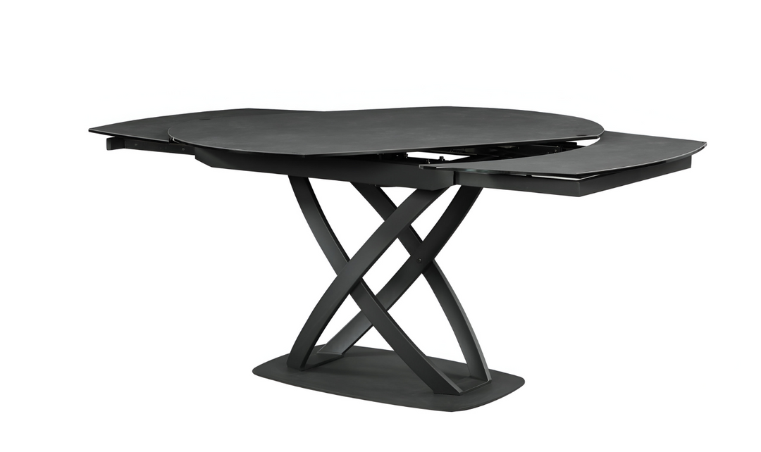 Soho Expandable Dining Table In Black- Jennifer Furniture