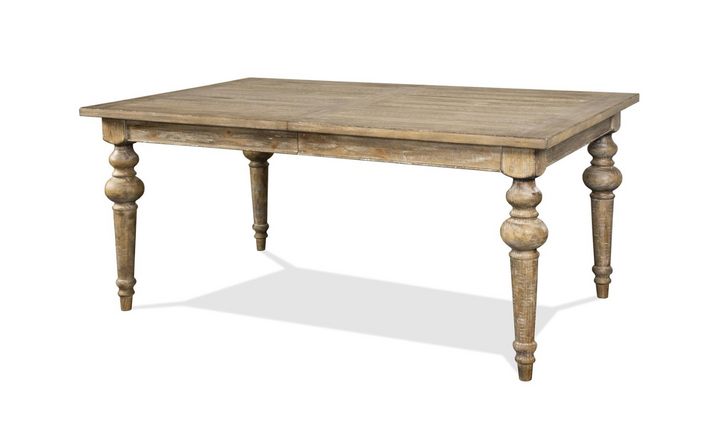 Sonora Rustic Dining Table with 18" Table Leaf