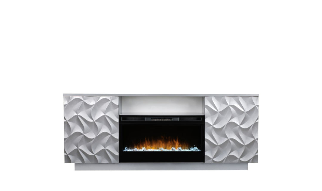 Smart furniture Adrianna Fireplace with console