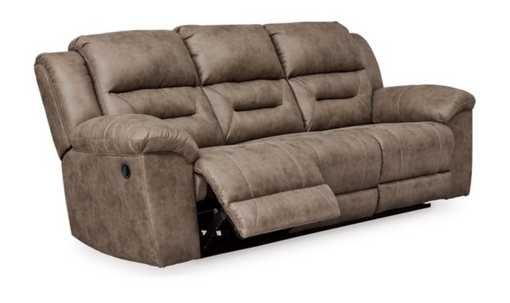 Stoneland Power Reclining Leather Sofa