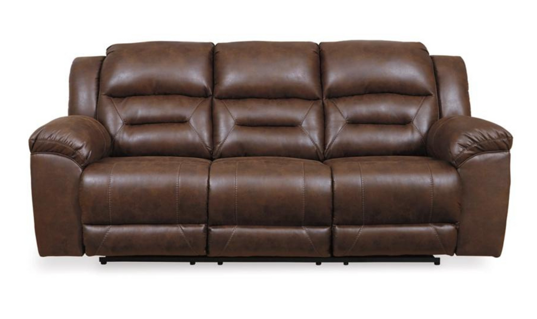 Stoneland Power Reclining Leather Sofa