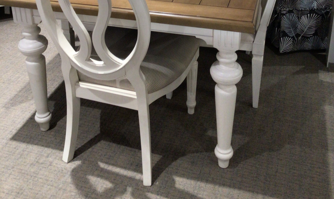 Summer Hill Dining Table & 6 chairs - Jennifer Furniture