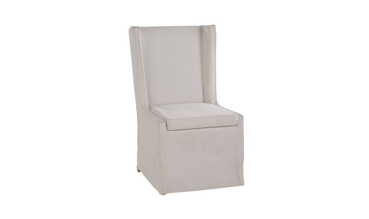 Universal Getaway Slip Cover Chair in White-jennifer furniture