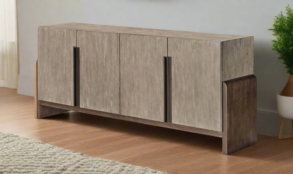 Universal Pescadero Credenza With Adjustable Shelves-jennifer funriture