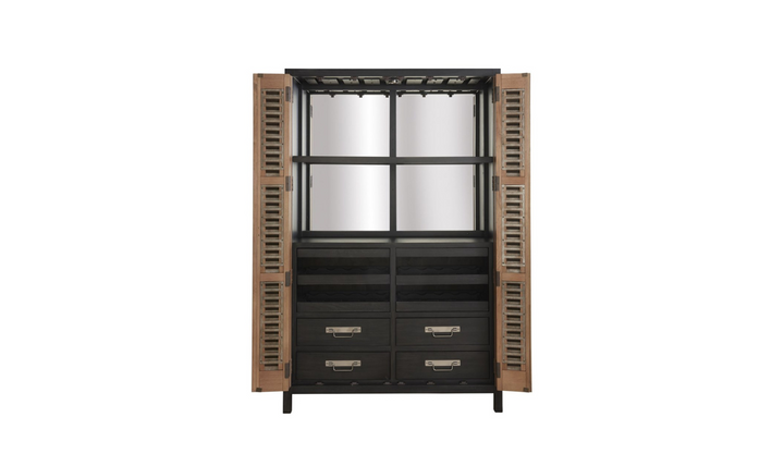 Universal Furniture Libations Locker cabinet in Brown