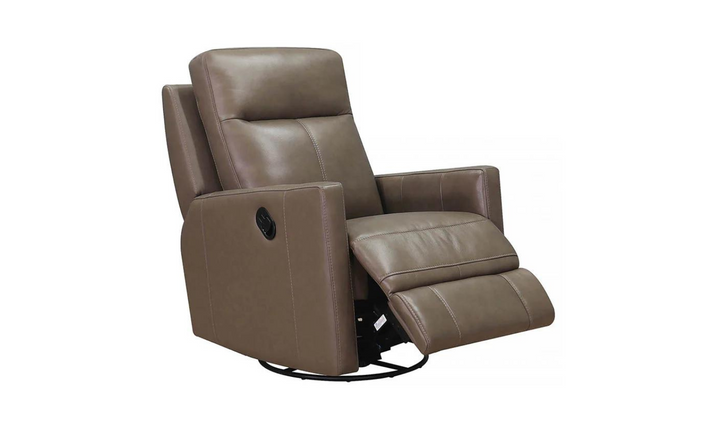 Vienna Manual Swivel Rocker Leather Recliner Chair