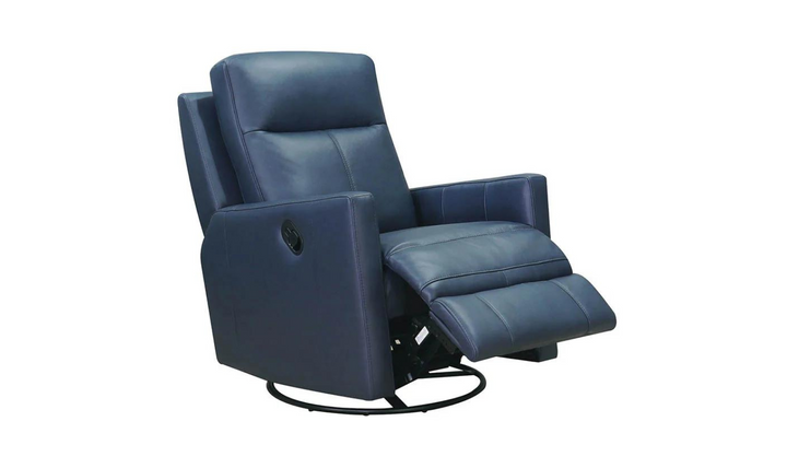 Vienna Manual Swivel Rocker Leather Recliner Chair