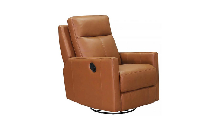 Vienna Manual Swivel Rocker Leather Recliner Chair